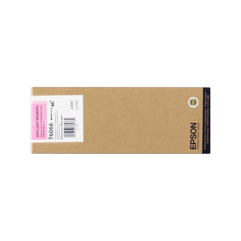 ORIGINAL Epson T6066 magenta (chiaro) Cartuccia d'inchiostro C13T606600
