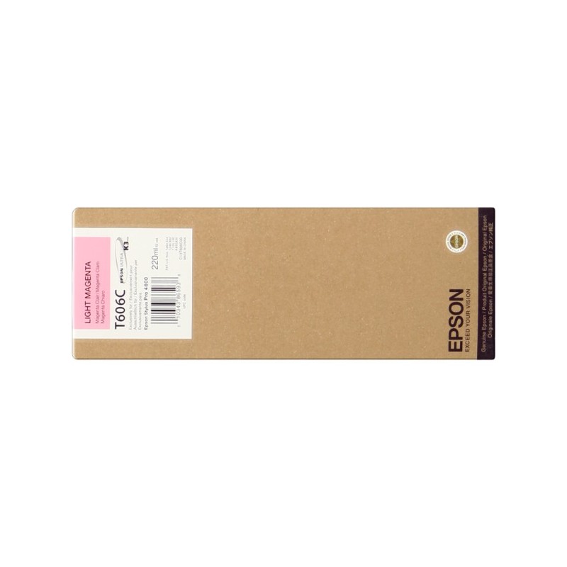 ORIGINAL Epson T606C magenta (chiaro) Cartuccia d'inchiostro C13T606C00