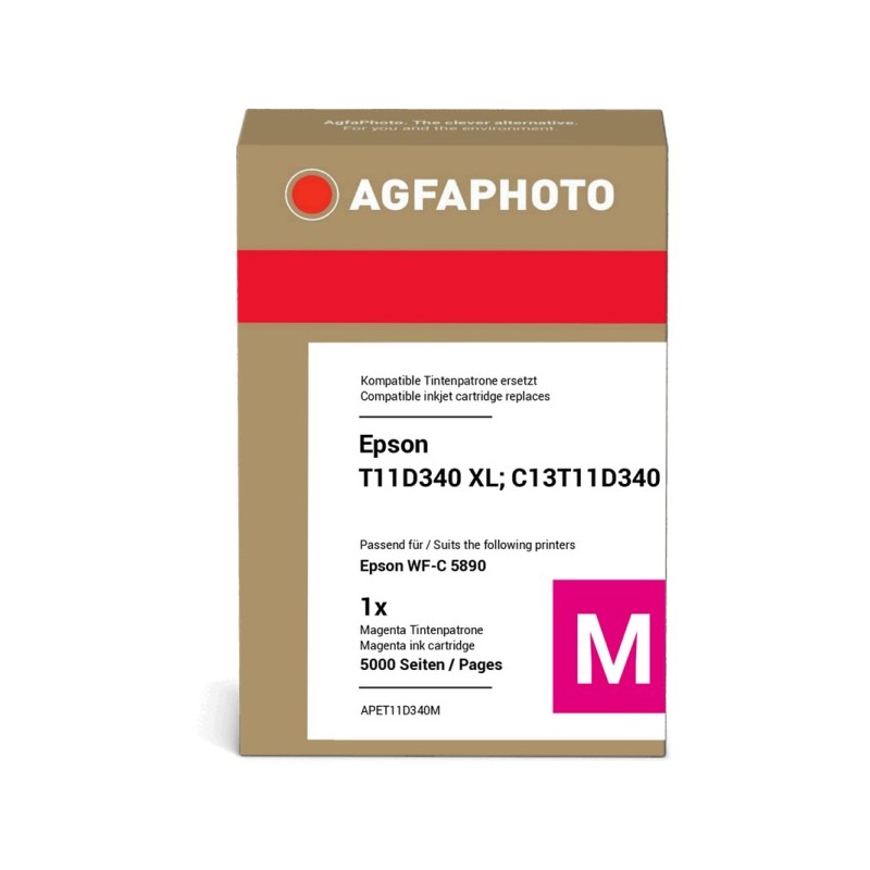 Agfa Photo APET11D340M magenta Cartuccia d\'inchiostro