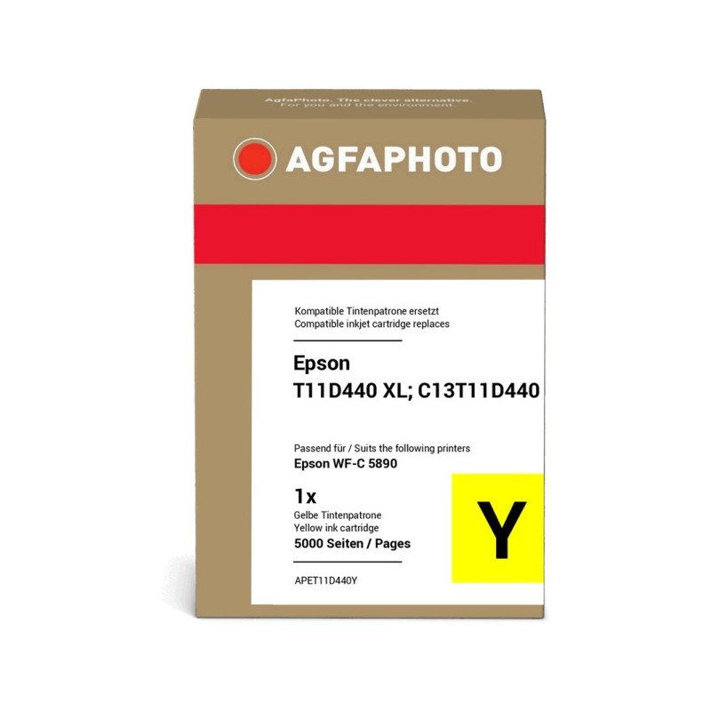 Agfa Photo APET11D440Y giallo Cartuccia d\'inchiostro