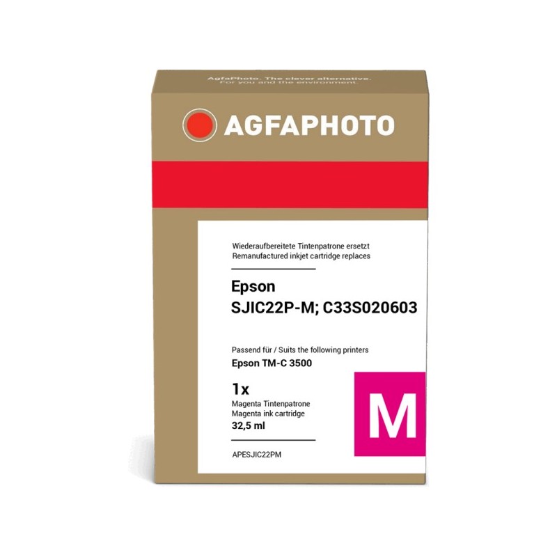 Agfa Photo APESJIC22PM magenta Cartuccia d\'inchiostro