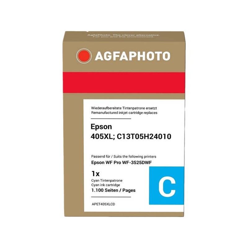 Agfa Photo APET405XLCD ciano Cartuccia d\'inchiostro