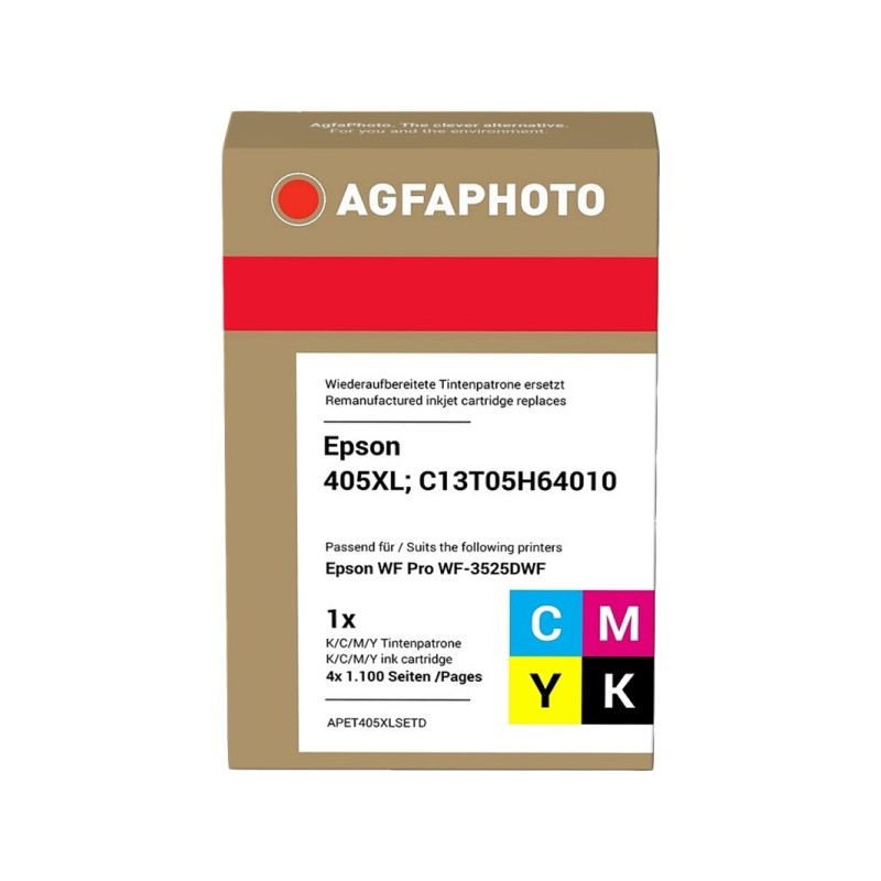 Agfa Photo Multipack nero / ciano / magenta / giallo (APET405XLSETD)