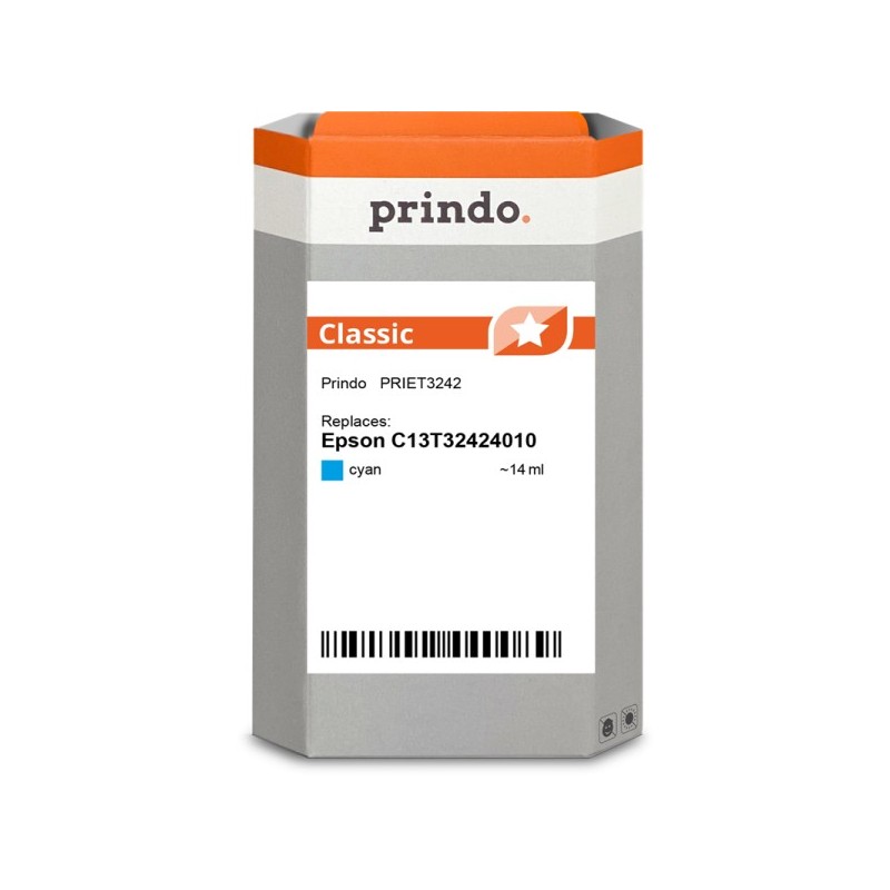 Prindo Classic ciano Cartuccia d'inchiostro PRIET3242