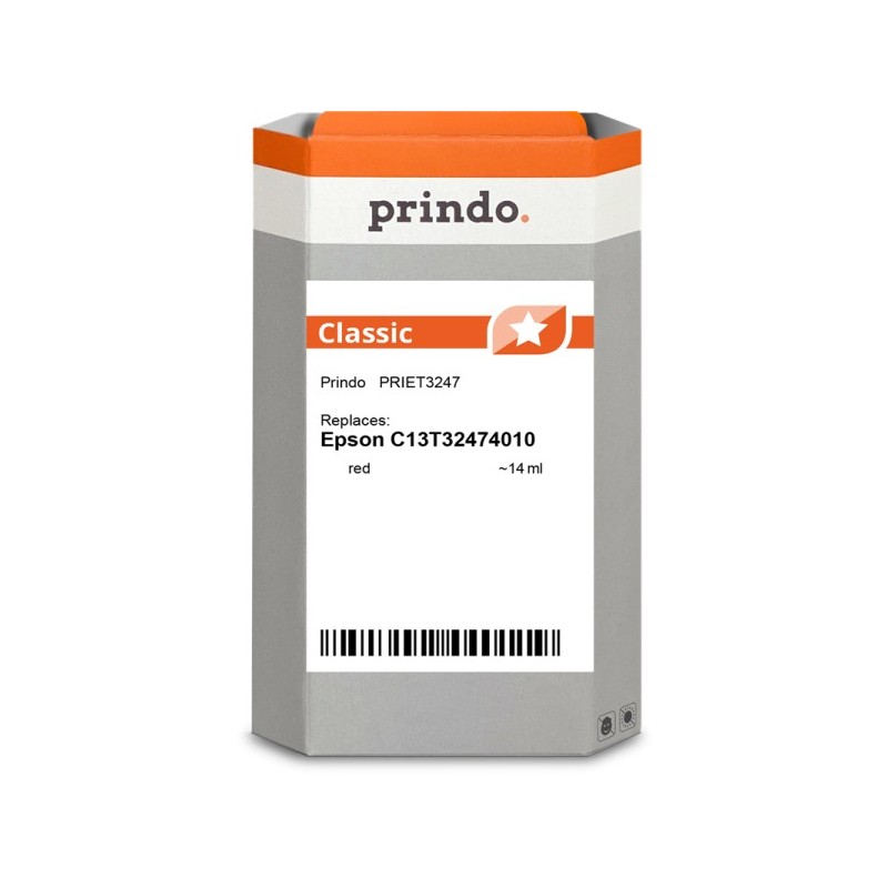 Prindo Classic Rosso Cartuccia d'inchiostro PRIET3247