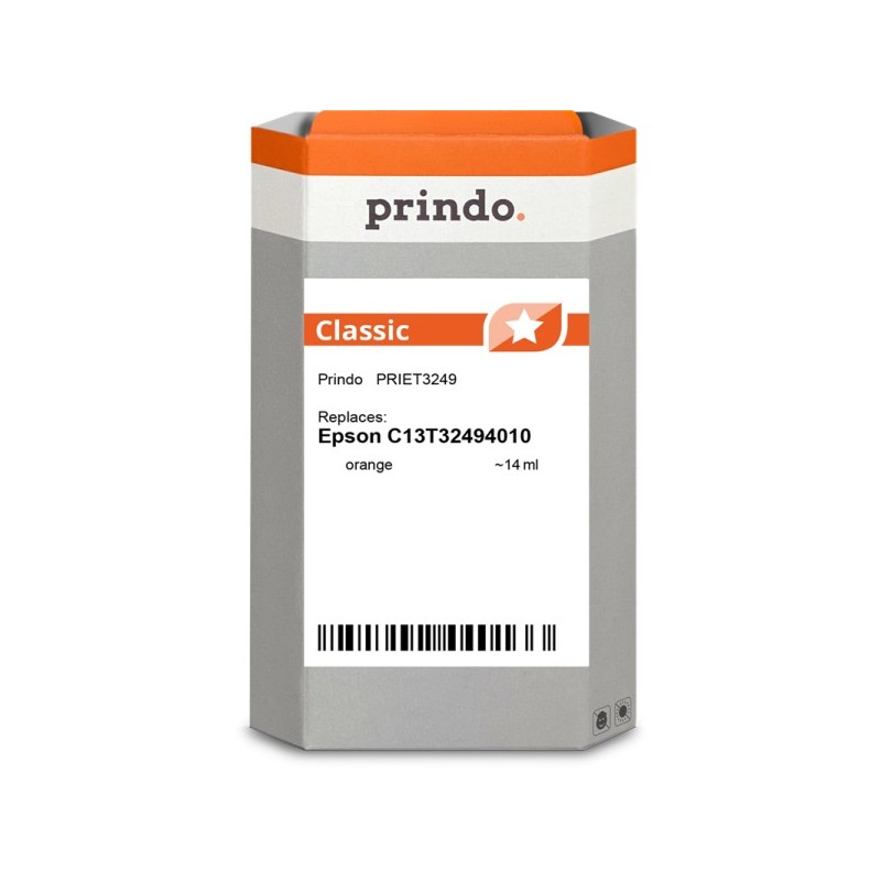 Prindo Classic Arancione Cartuccia d'inchiostro PRIET3249
