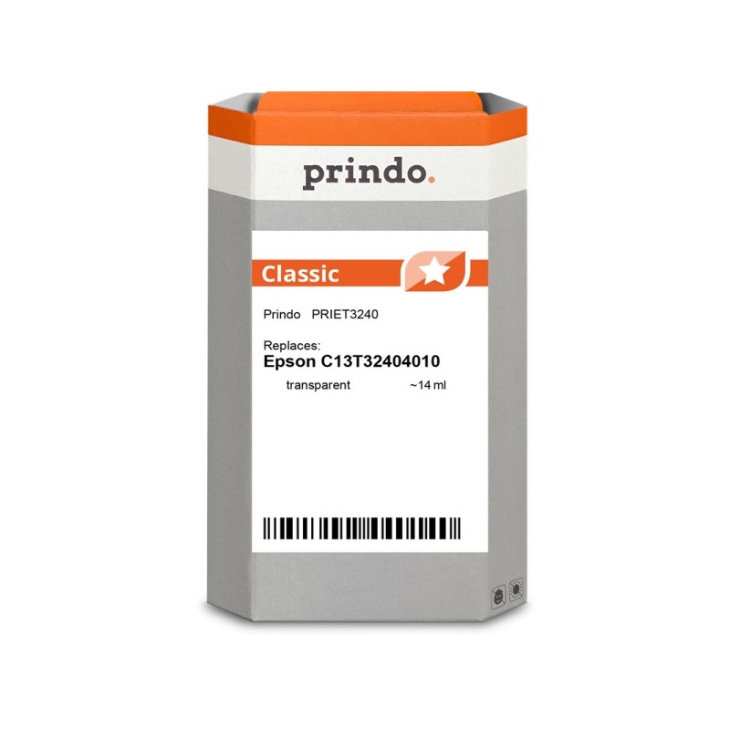 Prindo Classic Trasparente Cartuccia d'inchiostro PRIET3240