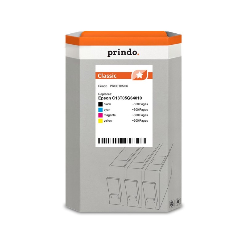 Prindo Classic Multipack nero / ciano / magenta / giallo (PRSET05G6)