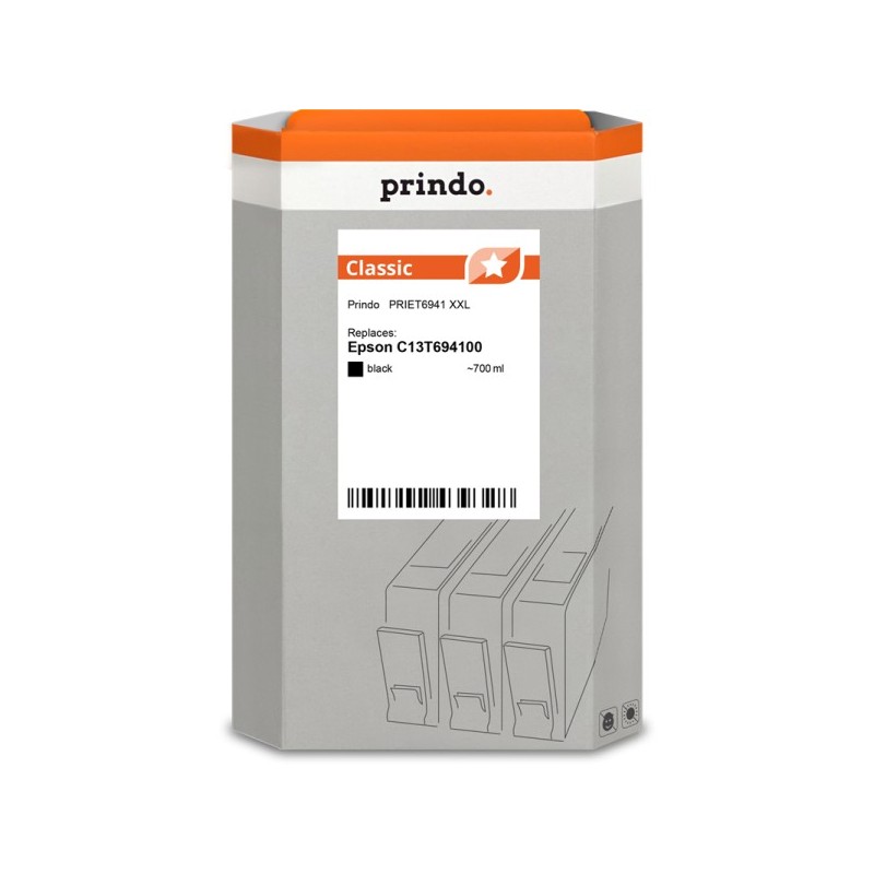 Prindo Classic XXL nero Cartuccia d'inchiostro PRIET6941