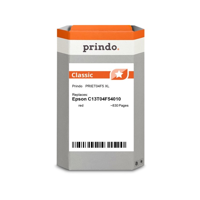 Prindo Classic XL Rosso Cartuccia d'inchiostro PRIET04F5