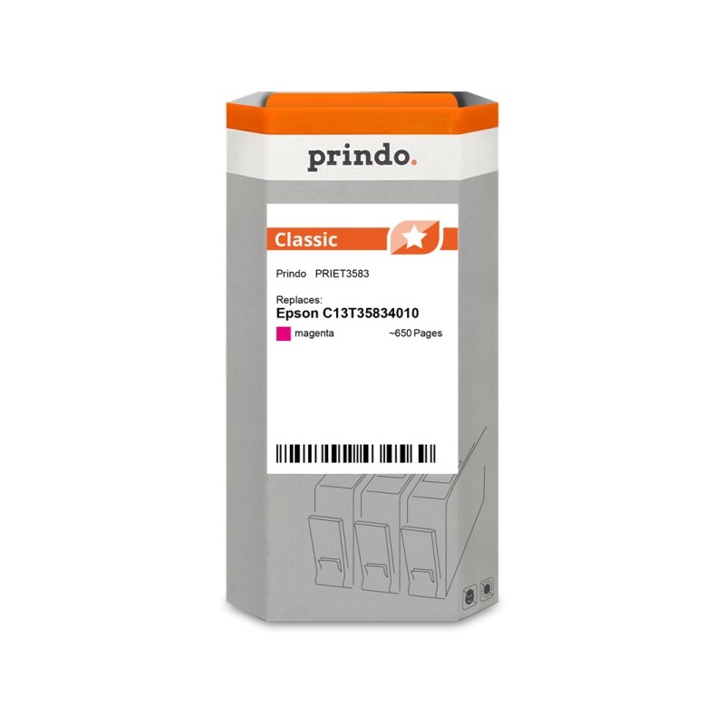 Prindo Classic magenta Cartuccia d'inchiostro PRIET3583