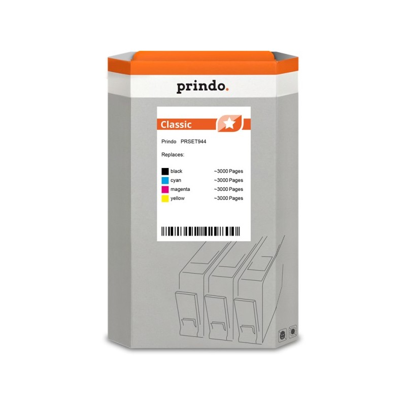 Prindo Classic Multipack nero / ciano / magenta / giallo (PRSET944)