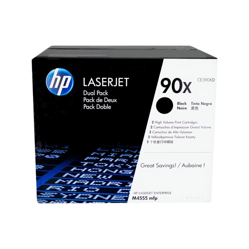 ORIGINAL HP 90X Multipack nero (CE390XD)