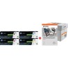 ORIGINAL HP + Prindo Universal Papier 2500 nero / ciano / magenta / giallo / Bianco Value Pack 220A MCVP