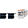 ORIGINAL HP + Prindo Universal Papier 2500 nero / ciano / magenta / giallo / Bianco Value Pack 207A MCVP 01