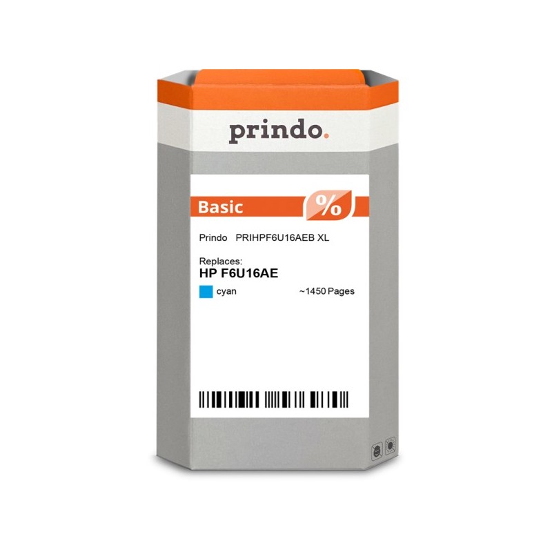 Prindo Basic XL ciano Cartuccia d'inchiostro PRIHPF6U16AEB