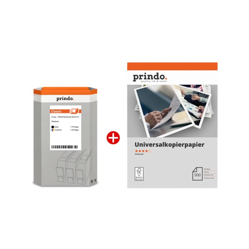 Prindo Classic nero / differenti colori / Bianco Value Pack PRSHPX4D37AE MCVP 01