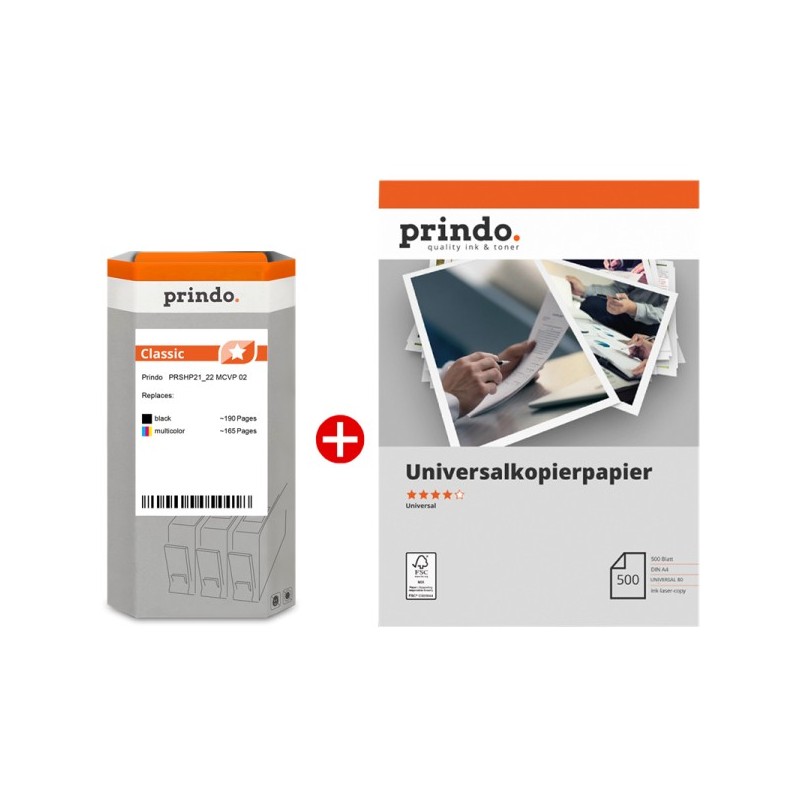 Prindo Classic nero / differenti colori / Bianco Value Pack PRSHP21_22 MCVP 02