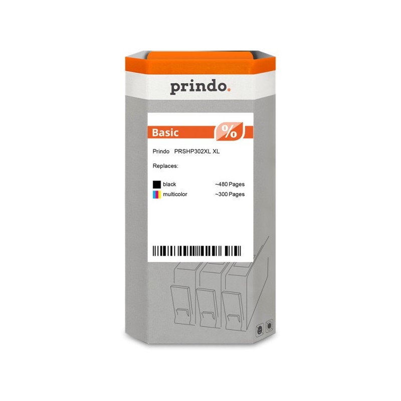 Prindo Basic XL Multipack nero / differenti colori (PRSHP302XL)