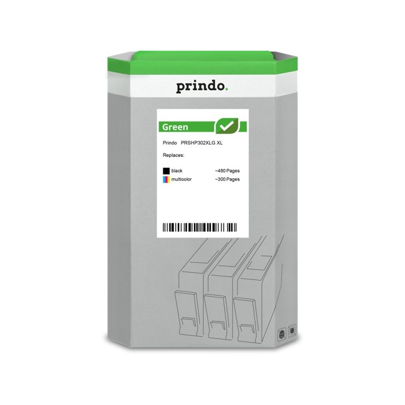 Prindo Green XL Multipack nero / differenti colori (PRSHP302XLG)