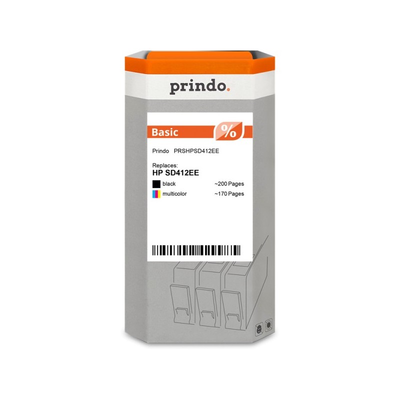 Prindo Basic Multipack nero / differenti colori (PRSHPSD412EE)