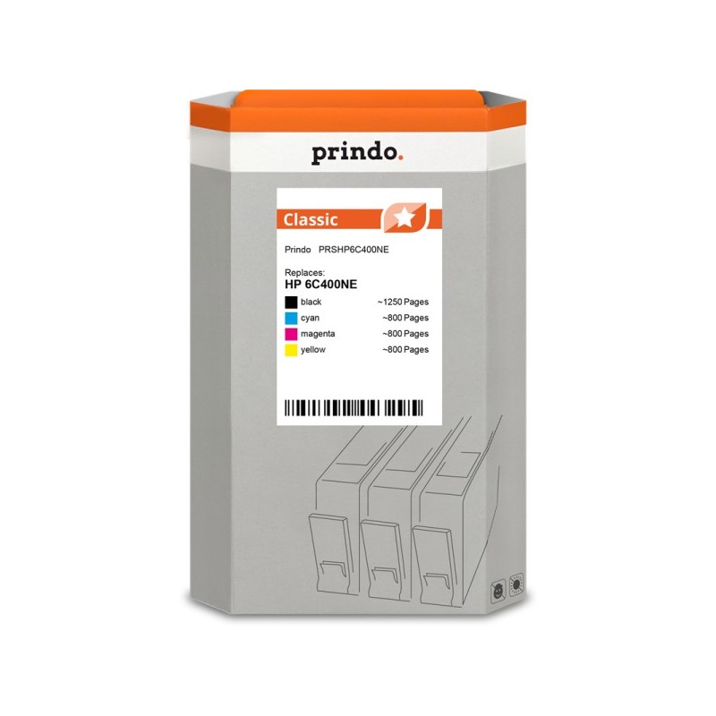 Prindo Classic Multipack nero / ciano / magenta / giallo (PRSHP6C400NE)