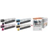 ORIGINAL Kyocera TK-8345 MCVP 01 nero / ciano / magenta / giallo / Bianco Value Pack + Prindo Universal Papier 2500