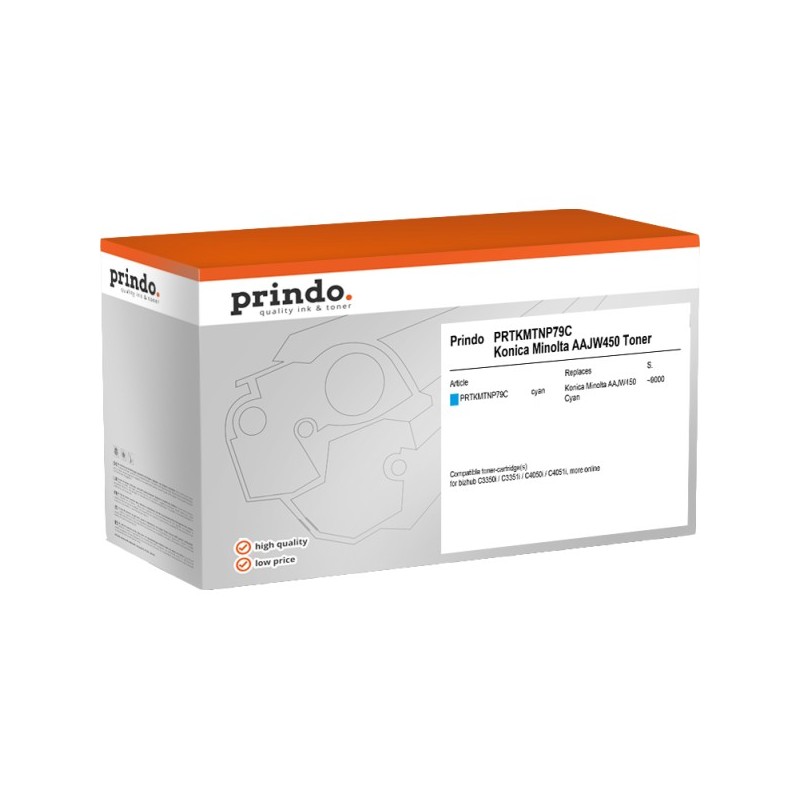 Prindo Classic ciano toner PRTKMTNP79C