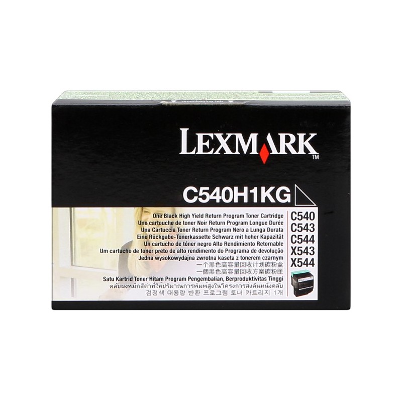 ORIGINAL Lexmark C540H1KG nero toner