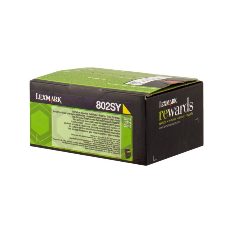 ORIGINAL Lexmark 802SY giallo toner