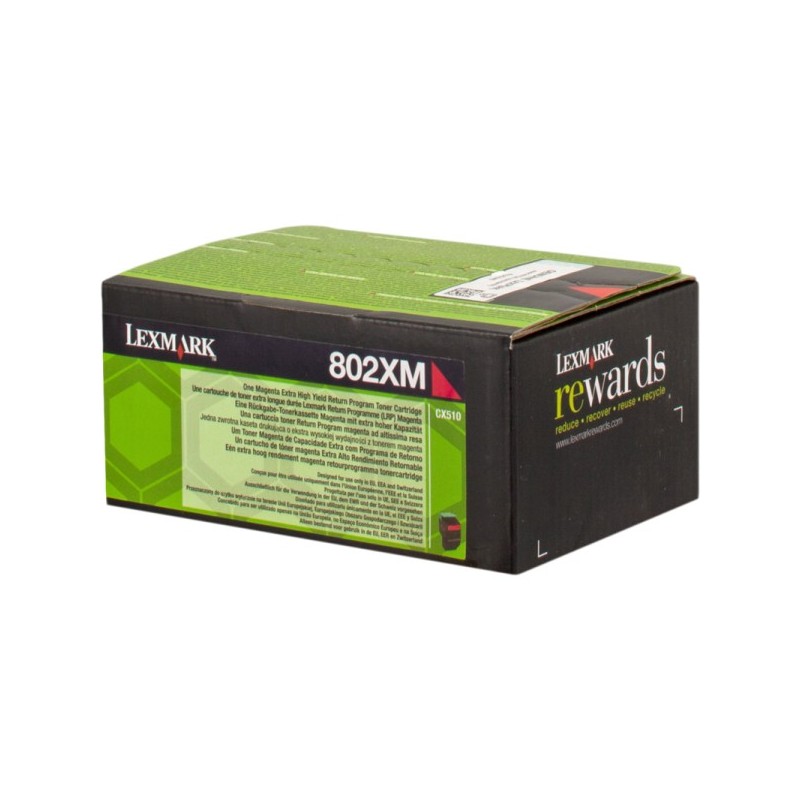 ORIGINAL Lexmark 802XM magenta toner