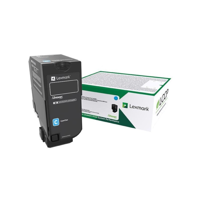 ORIGINAL Lexmark 75B20C0 ciano toner