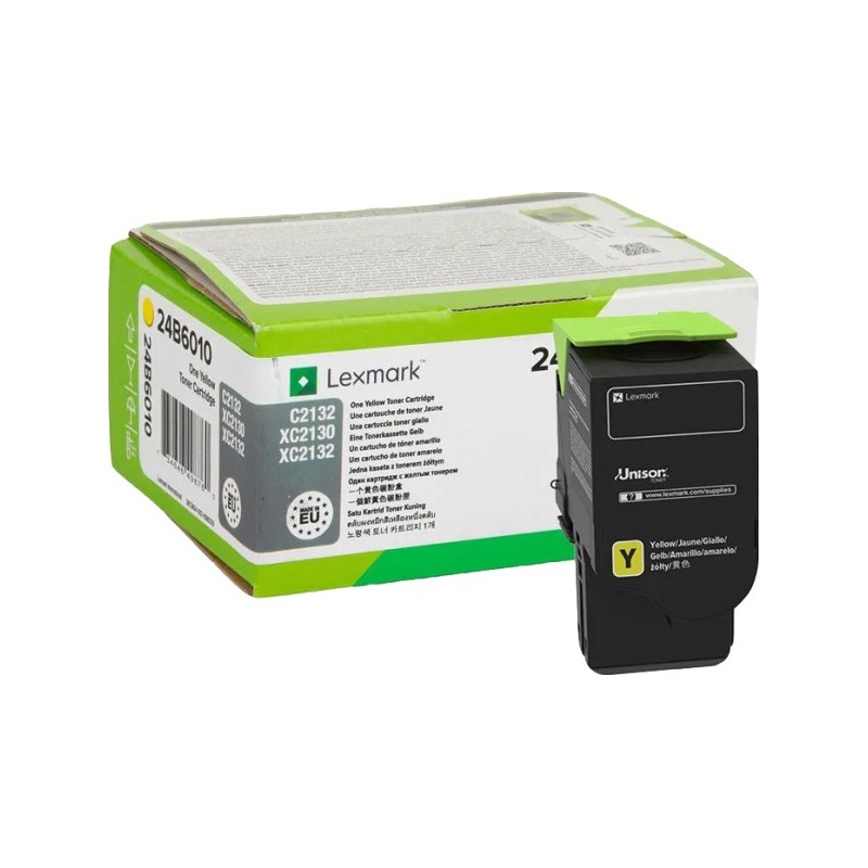 ORIGINAL Lexmark 24B6010 giallo toner