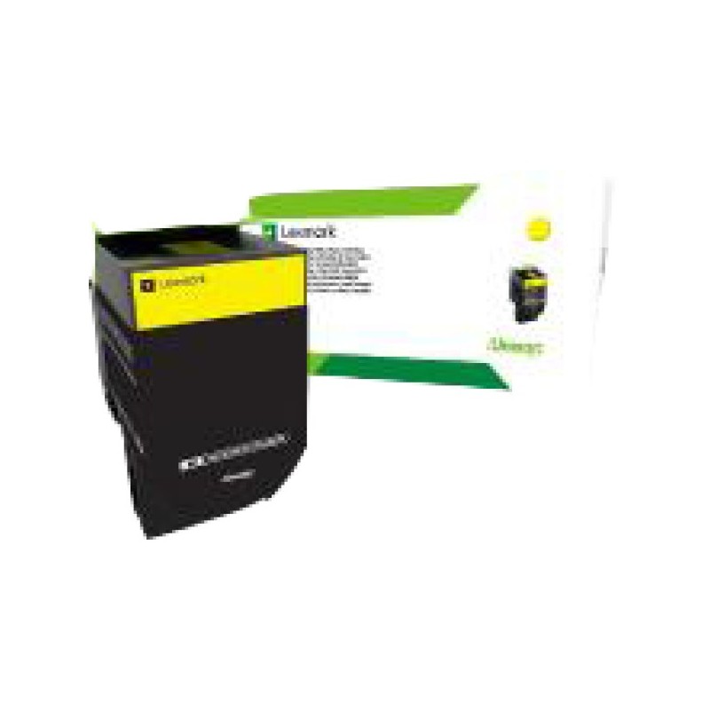 ORIGINAL Lexmark 70C2HYE giallo toner