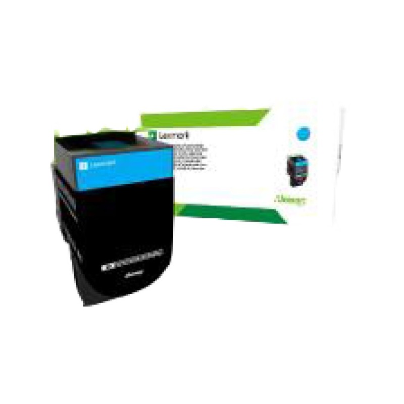 ORIGINAL Lexmark 70C2XCE ciano toner