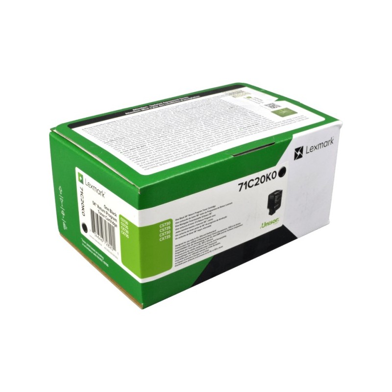 ORIGINAL Lexmark 71C20K0 nero toner
