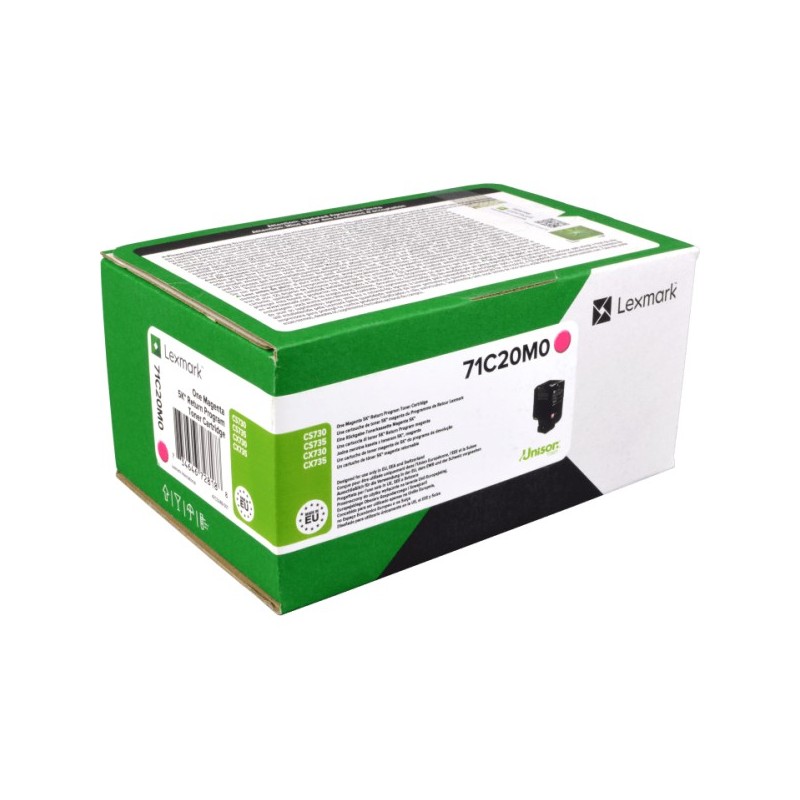 ORIGINAL Lexmark 71C20M0 magenta toner