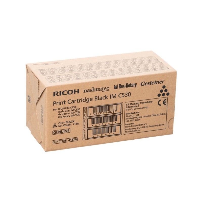 ORIGINAL Ricoh IM C530BK nero toner (418240)