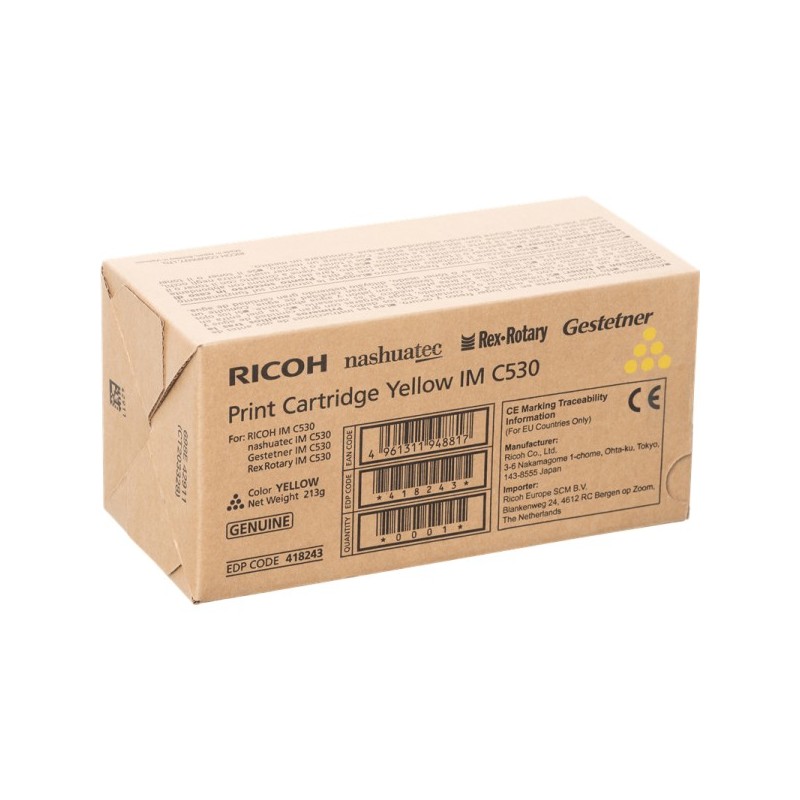ORIGINAL Ricoh IM C530Y giallo toner (418243)