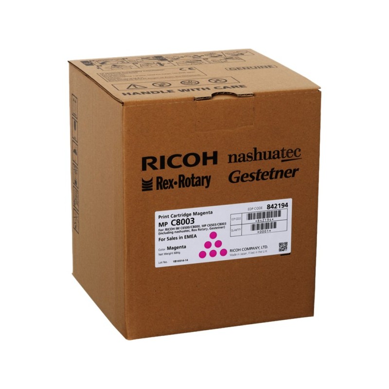 ORIGINAL Ricoh C8003M magenta toner (842194)