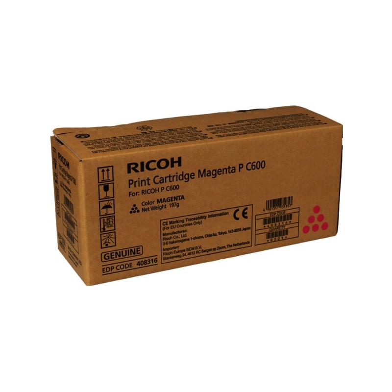 ORIGINAL Ricoh P C600M magenta toner (408316)
