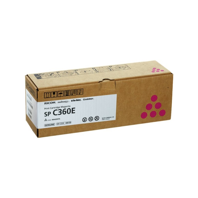 ORIGINAL Ricoh SP C360EM magenta toner (408190)