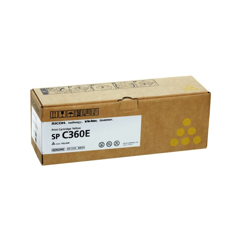 ORIGINAL Ricoh SP C360EY giallo toner (408191)