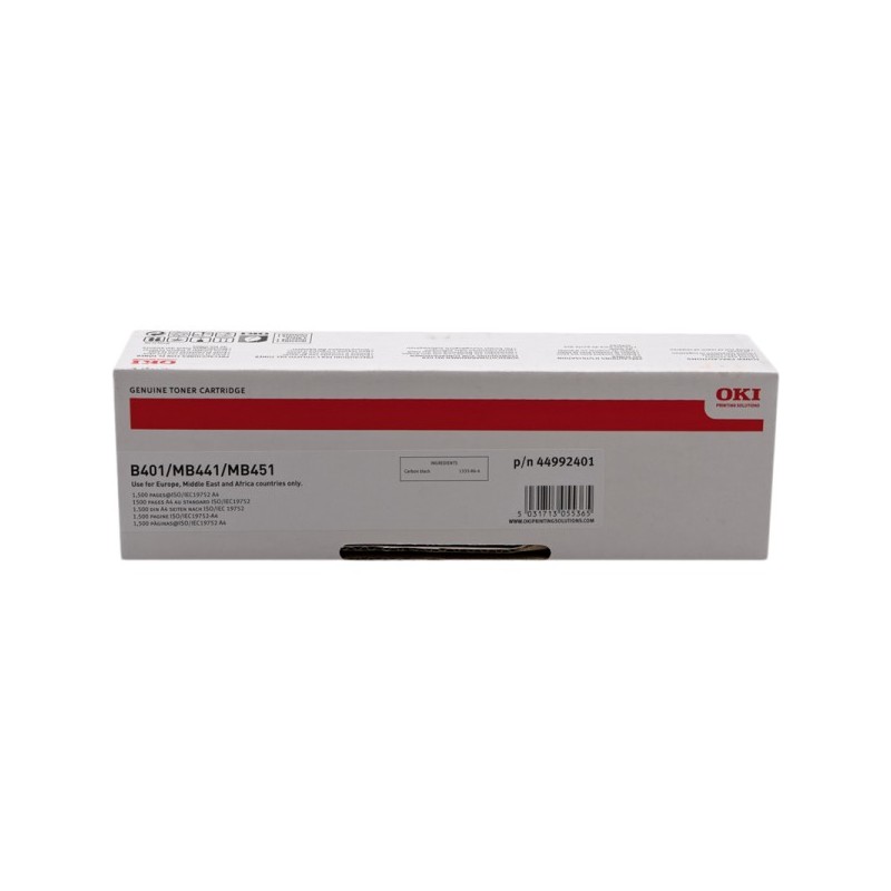 ORIGINAL OKI 44992401 nero toner