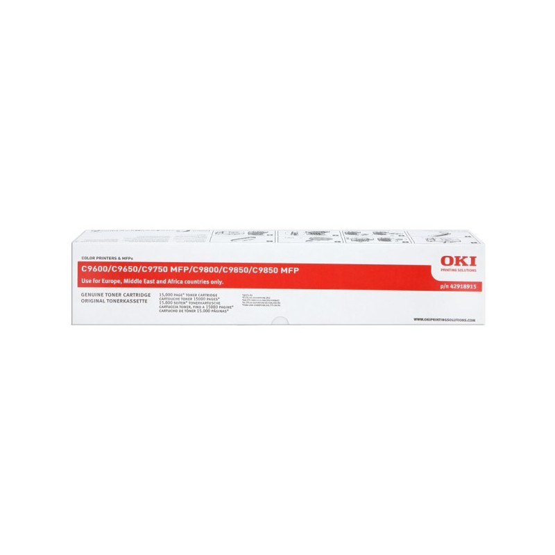ORIGINAL OKI 42918915 ciano toner