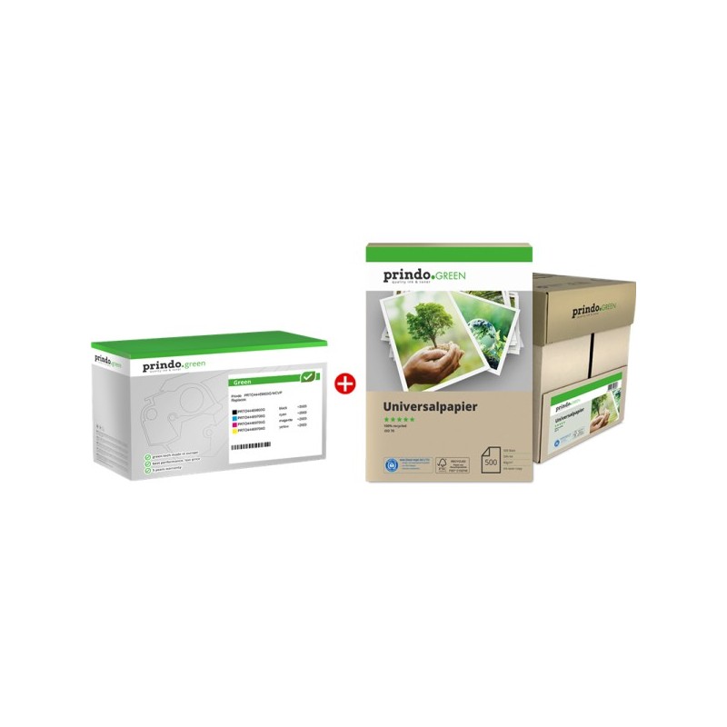 Prindo Green nero / ciano / magenta / giallo Value Pack PRTO44469803G MCVP