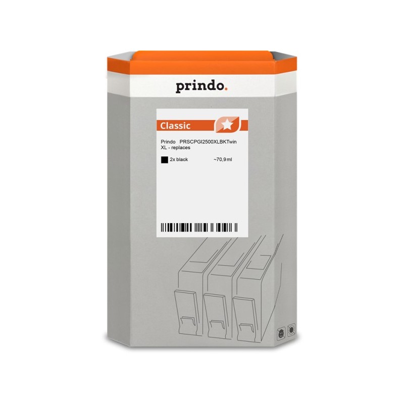 Prindo Classic XL Multipack nero (PRSCPGI2500XLBKTwin)