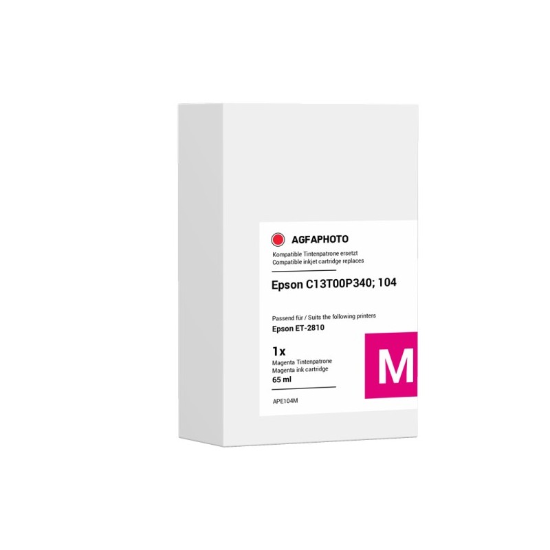 Agfa Photo APE104M magenta Cartuccia d'inchiostro
