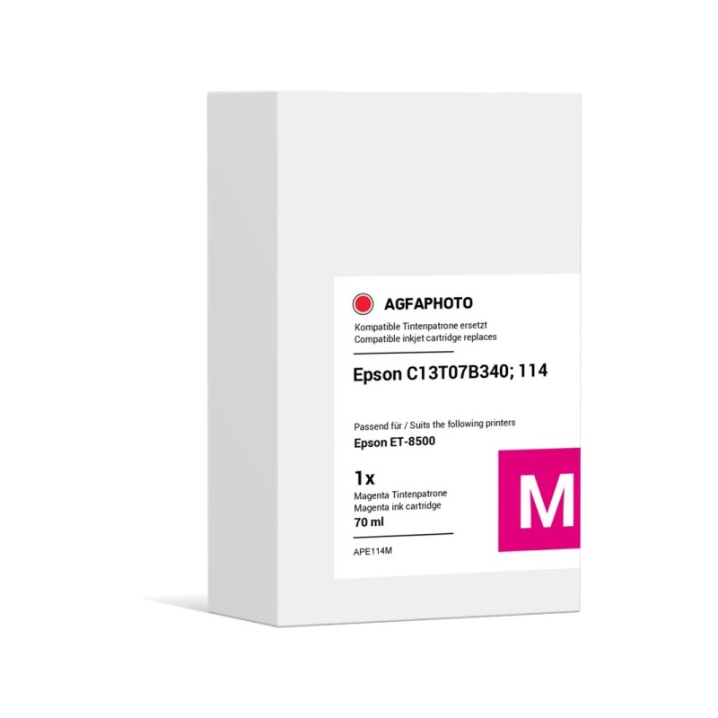 Agfa Photo APE114M magenta Cartuccia d'inchiostro