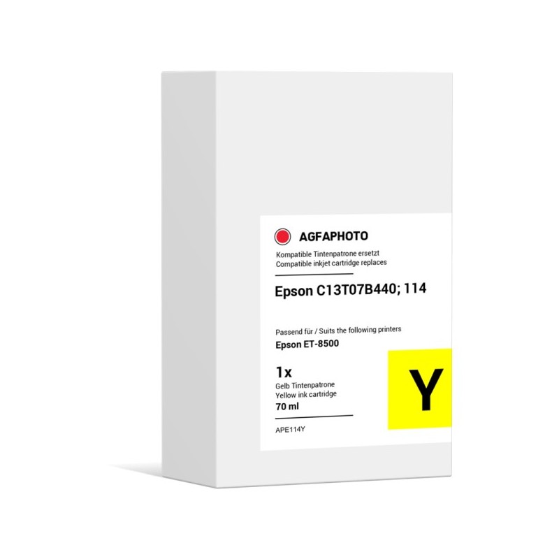 Agfa Photo APE114Y giallo Cartuccia d'inchiostro